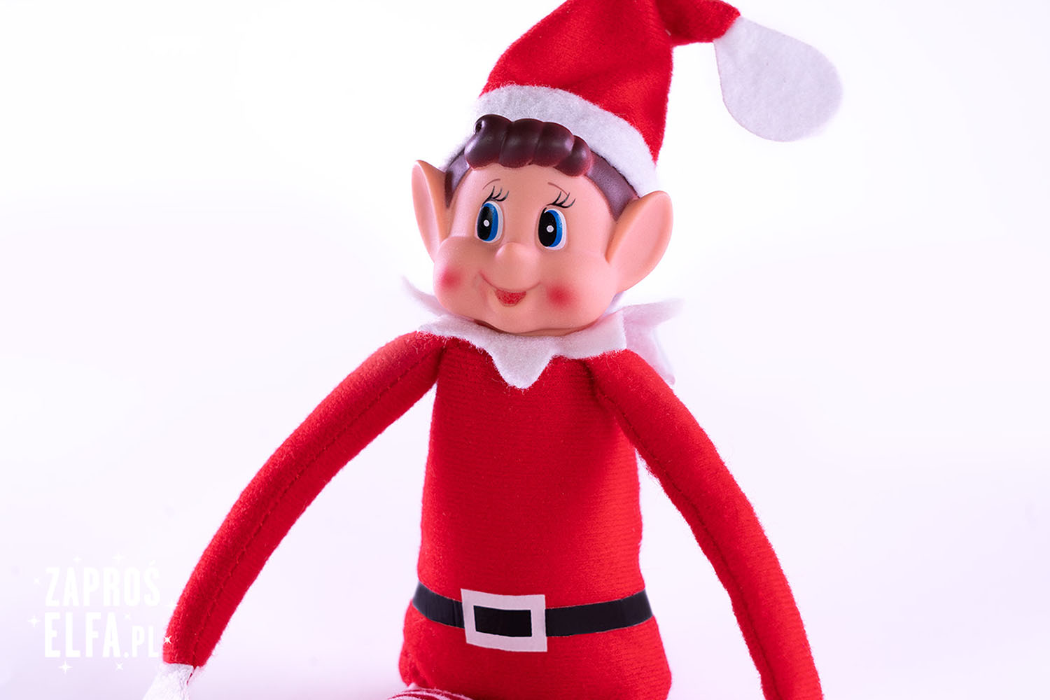 Zbliżenie na figurkę Psotnego Elfa