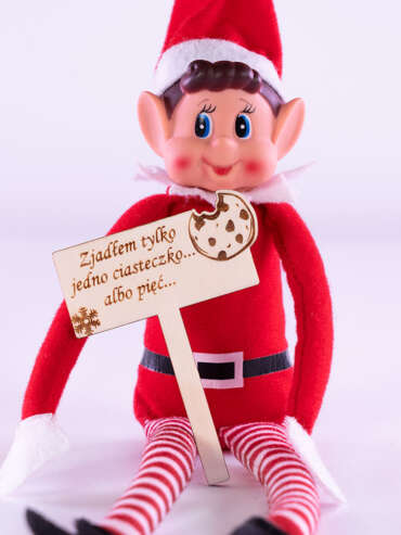 Tabliczki z napisami Elfa Tabliczki z zadaniami Elfa Psotnika