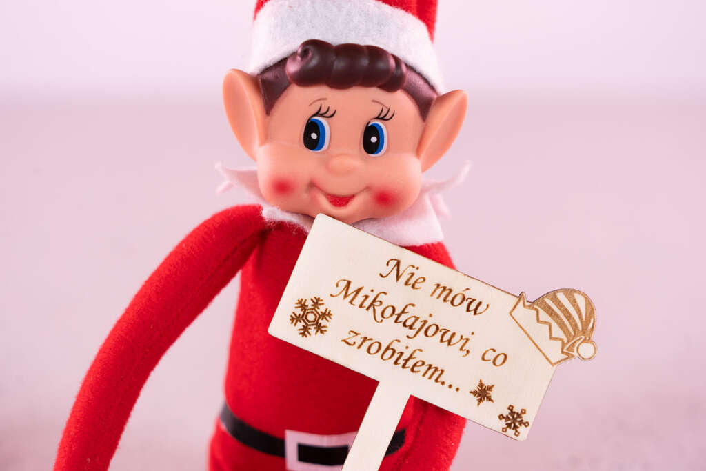 Psotne tabliczki do zabawy z Elfem